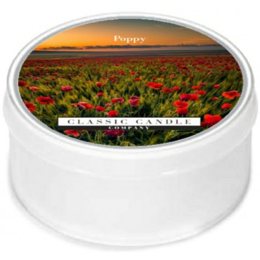 Tageslicht Mohn Classic Kerze