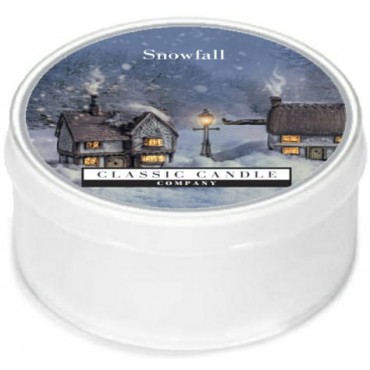 Tageslicht Kerze Schneefall Classic Kerze