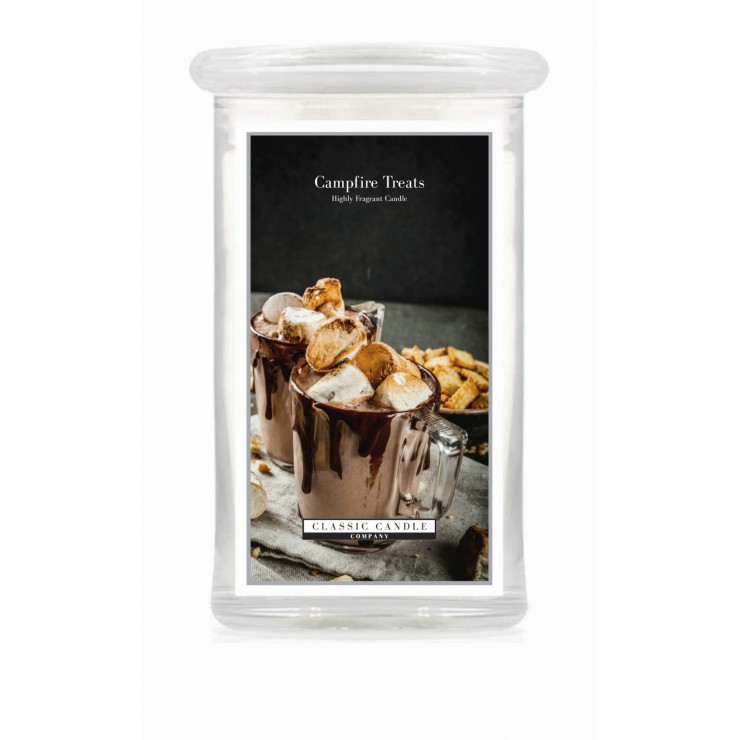 Große Camp Fire Treat Classic Kerze