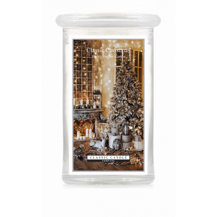 Große klassische Weihnachtskerze