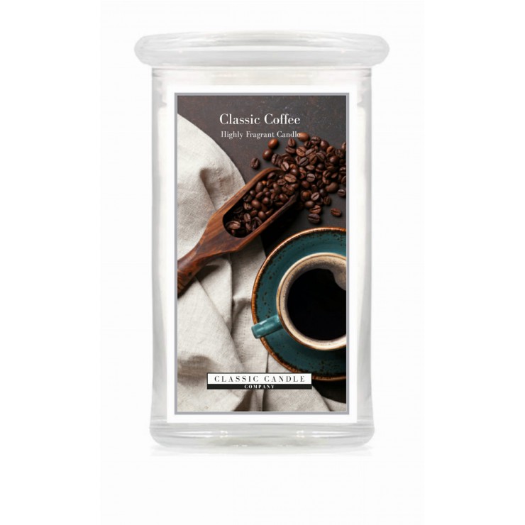 Große Klassische Kaffee-Klassik-Kerze