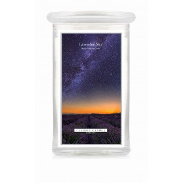 Große Lavendel Sky Classic Kerze