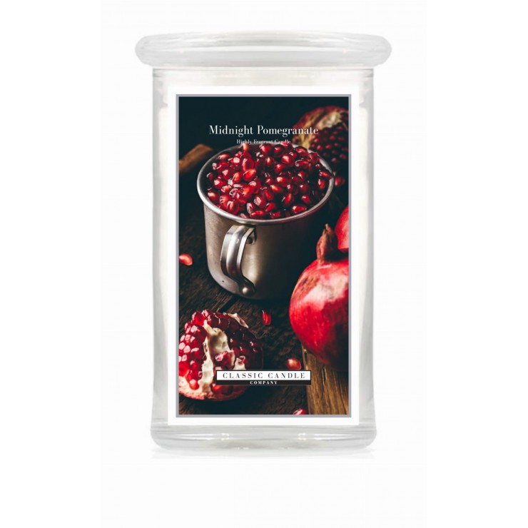 Große Mitternachtsgranatapfel Classic Kerze