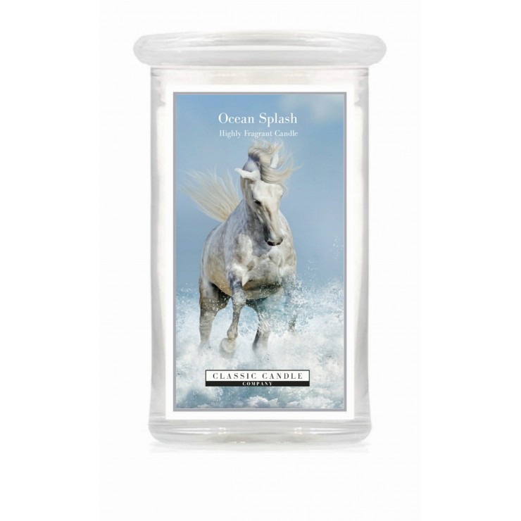 Große Ocean Splash Classic Kerze