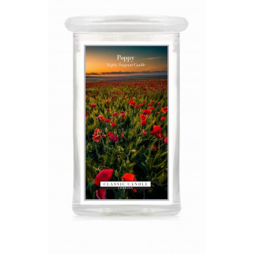 Große Mohn-Klassik-Kerze