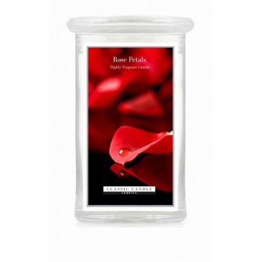 Große Rosenblüten Classic Kerze