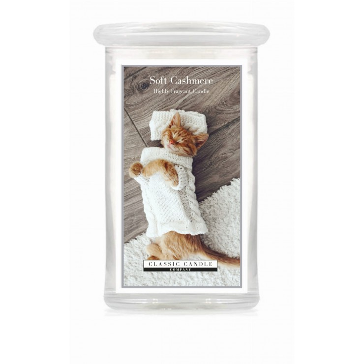 Große Soft Cashmere Classic Kerze