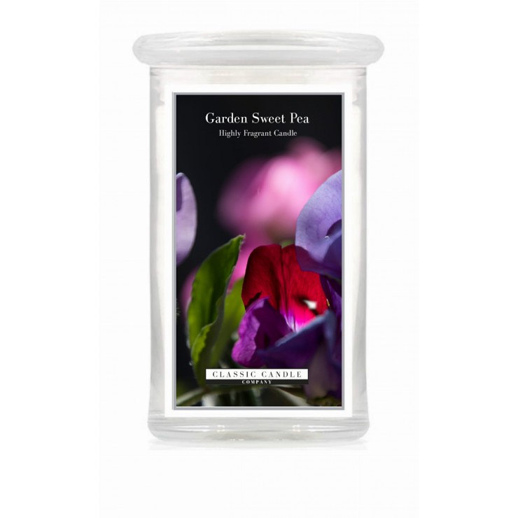 Große Sweet Pea Classic Kerze