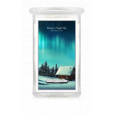 Große Winter-Nacht-Himmel-Klassik-Kerze