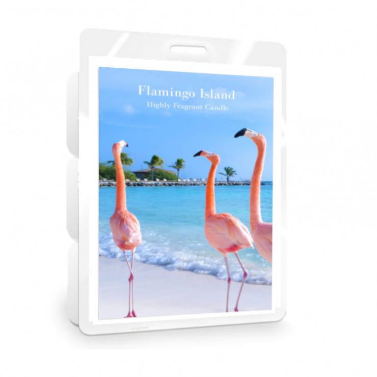 Flamingo Island Classic Kerze Wachs