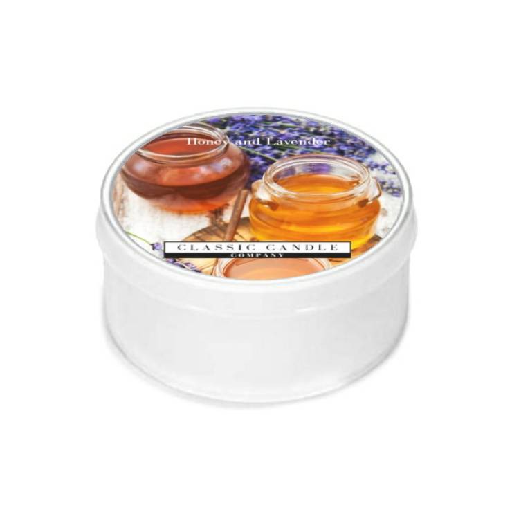 Tageslichtkerze Honig & Lavendel Classic Kerze