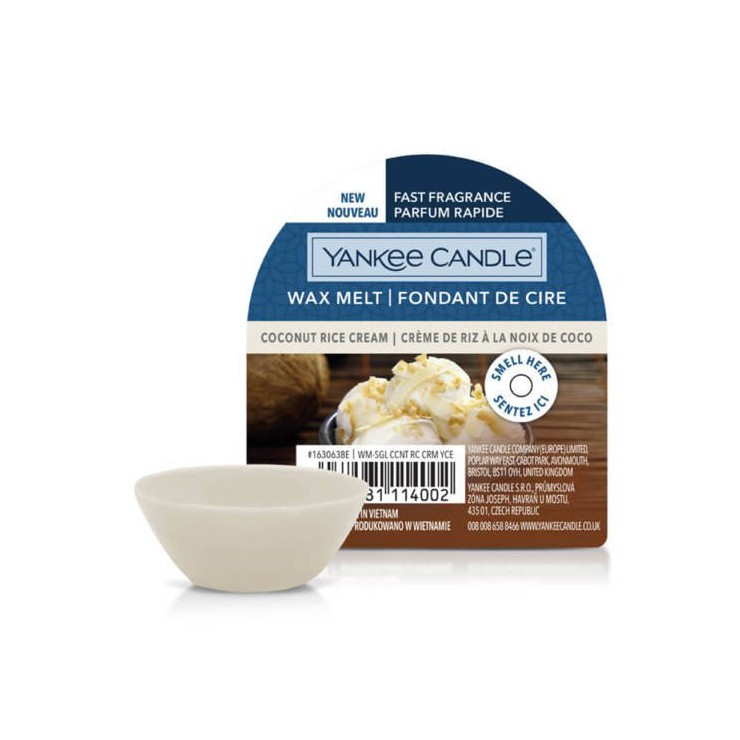 Yankee Kerze Kokosnuss-Reis-Creme-Wachs
