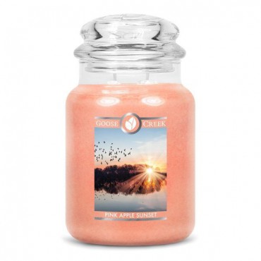 Große Pink Apple Sunset Goose Creek Kerze