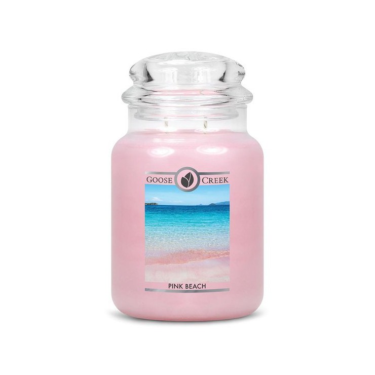 Große Pink Beach Goose Creek Kerze