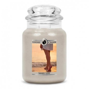 Große Sandy Toes Goose Creek Kerze