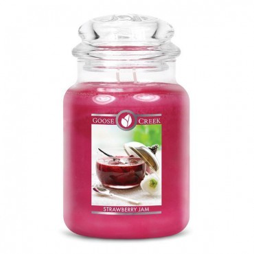 Große Strawberry Jam Goose Creek Kerze
