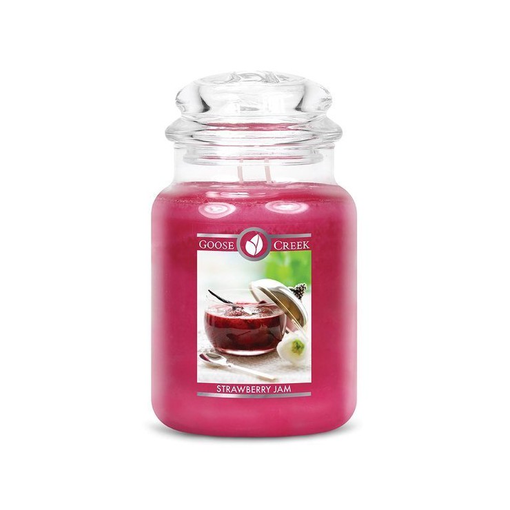 Große Strawberry Jam Goose Creek Kerze