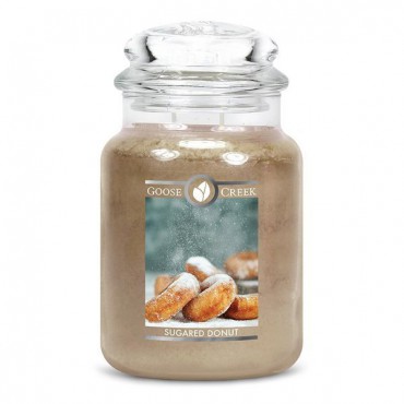 Große Goose Creek Kerze Sugared Donut