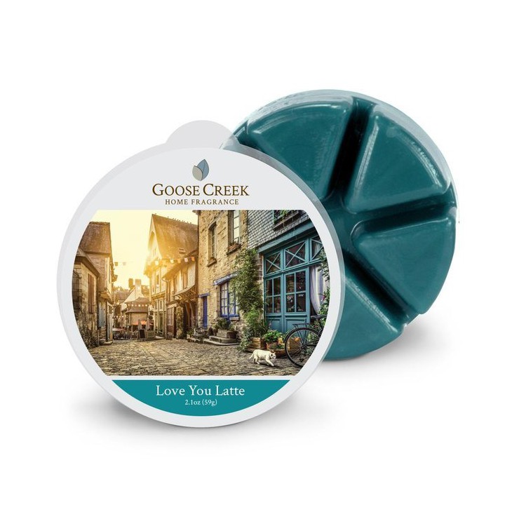 Liebe dich Latte Goose Creek Kerze Duft Wachs