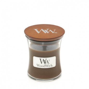 Kleine Amber & Weihrauch Woodwick Kerze