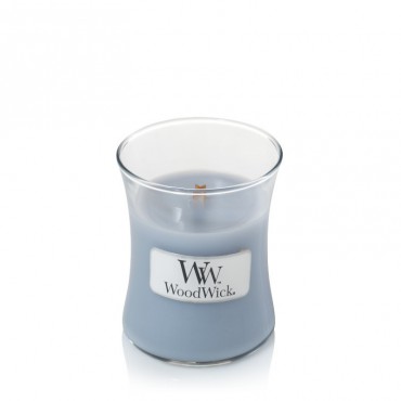 Woodwick Soft Chambray kleine Kerze