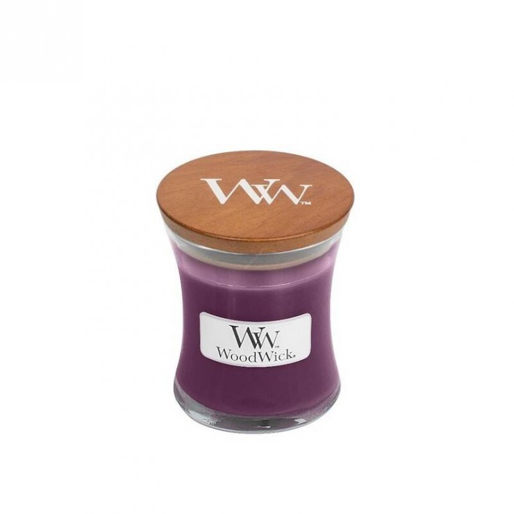 Kleine Spiced Blackberry Woodwick Kerze