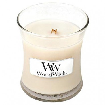 Kleine Vanille Bohne Woodwick Kerze