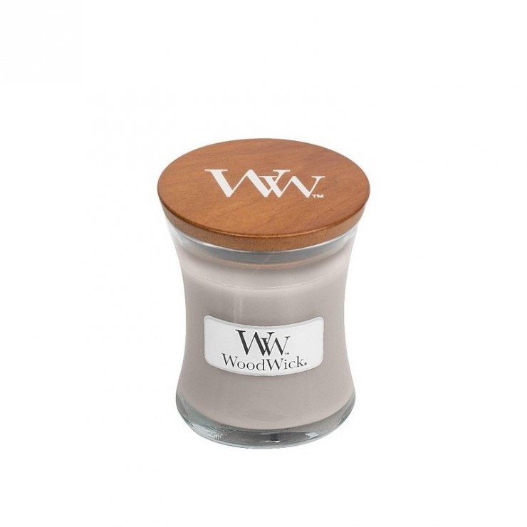 Kleine Warm Wool Woodwick Kerze