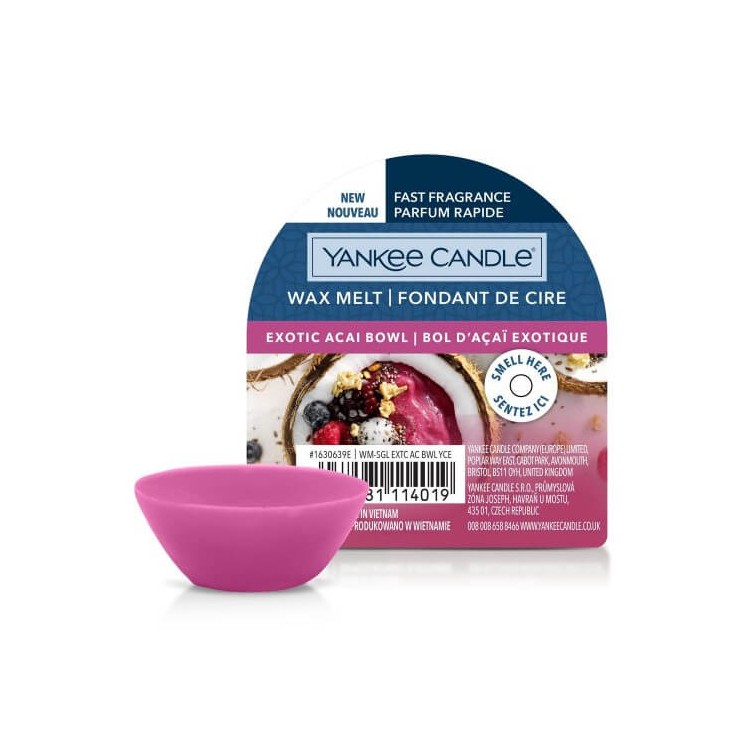 Yankee Kerze Exotic Acai Schale Wachs