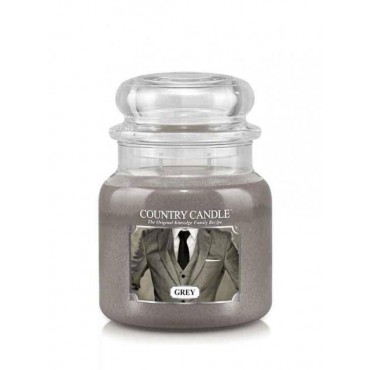 Medium Grey Country Kerze