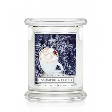 Medium Cashmere & Kakao Kringle Kerze
