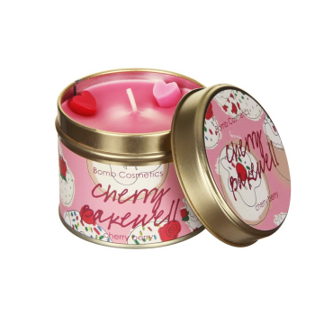 Duftkerze in einer Dose Kuchen mit Kirsche Bomb Cosmetics