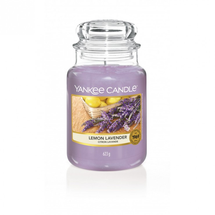 Große Yankee-Kerze Zitrone-Lavendel