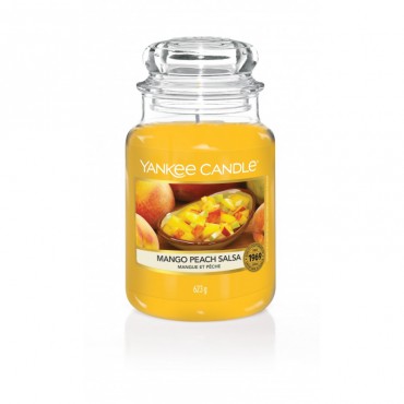 Große Mango Pfirsich Salsa Kerze von Yankee Candle