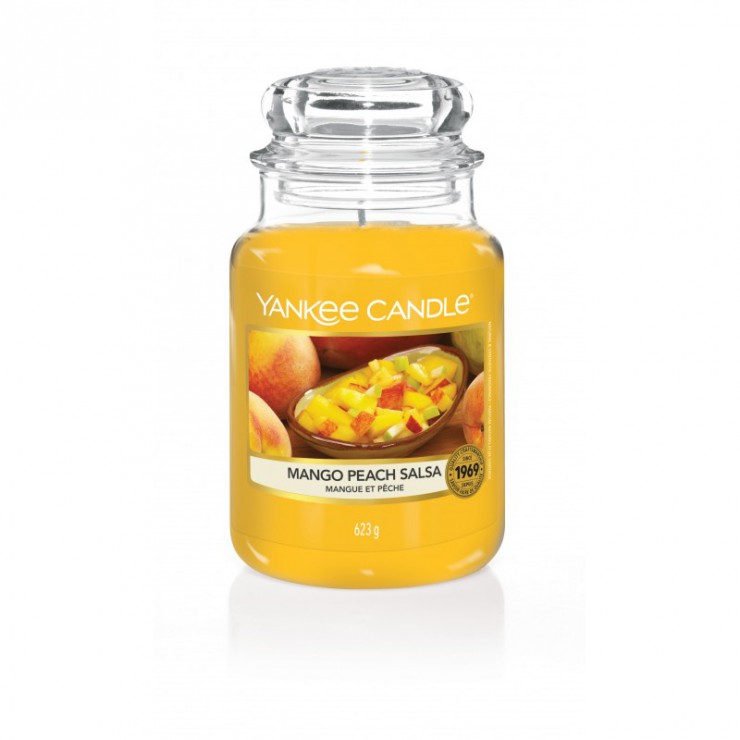 Große Mango Pfirsich Salsa Kerze von Yankee Candle
