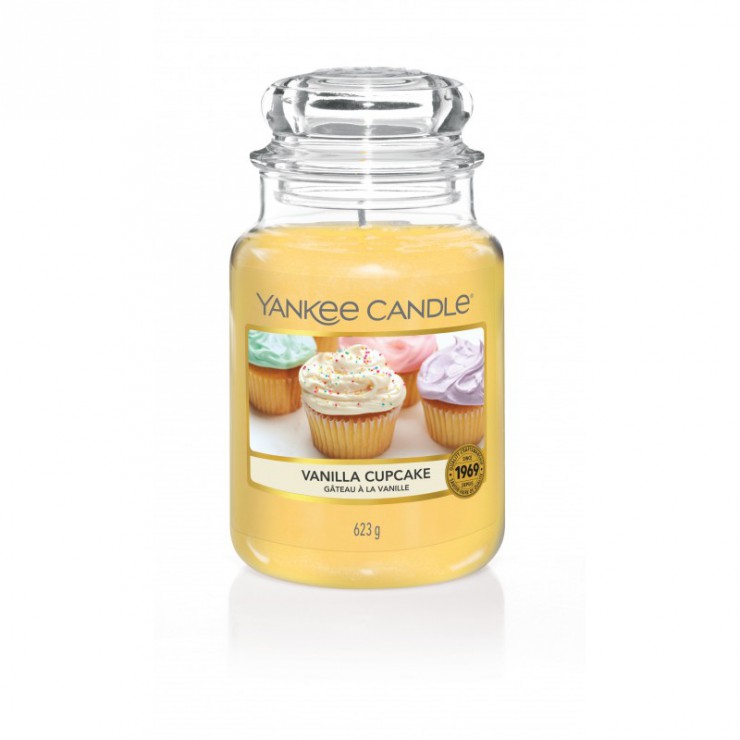 Große Vanille Cupcake Yankee Kerze