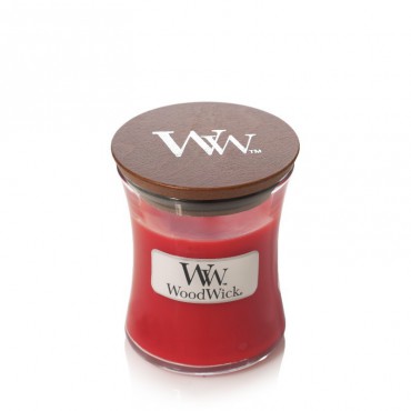 Kleine Crimson Berries Woodwick Kerze
