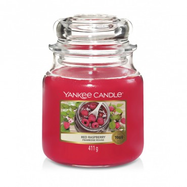 Medium Rote Himbeere Yankee Kerze