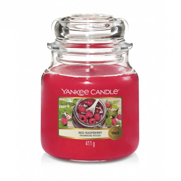 Medium Rote Himbeere Yankee Kerze