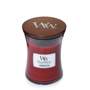 Medium Zimt Chai Woodwick Kerze