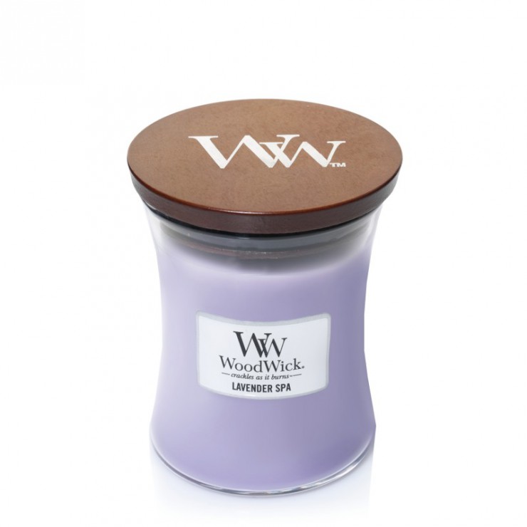 Medium Lavendel Spa Woodwick Kerze Medium Lavendel Spa Woodwick Kerze