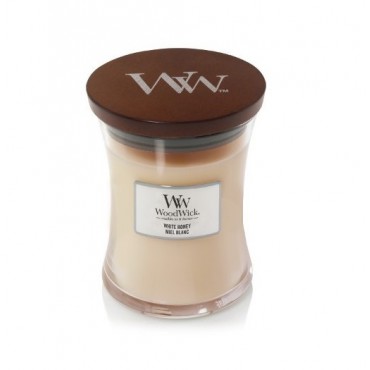 Woodwick White Honey Medium Kerze