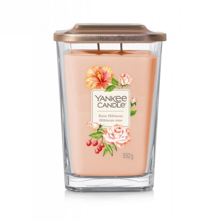 Elevation große Rose Hibiskus Kerze Yankee Candle