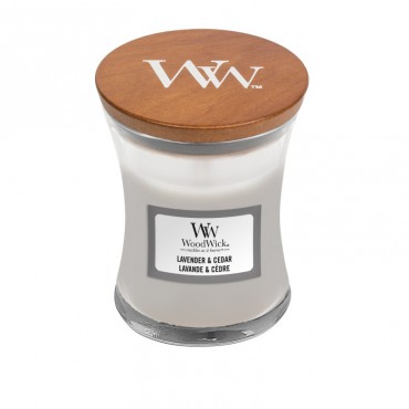 Kleine Woodwick Kerze Lavendel & Zeder