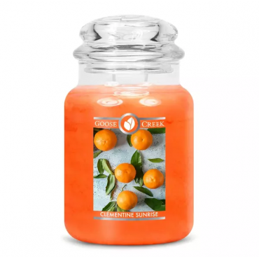 Große Clementine Sunrise Goose Creek Kerze