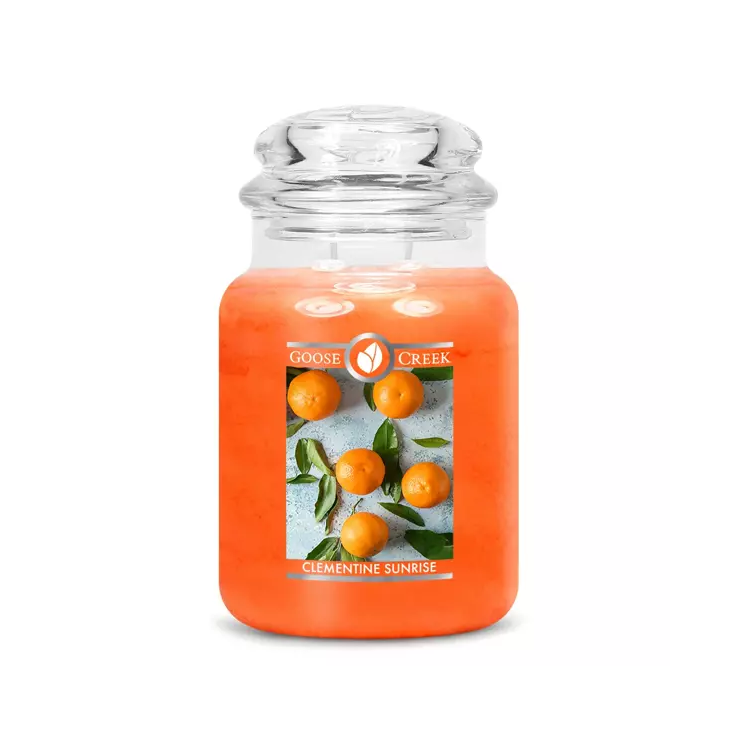Große Clementine Sunrise Goose Creek Kerze