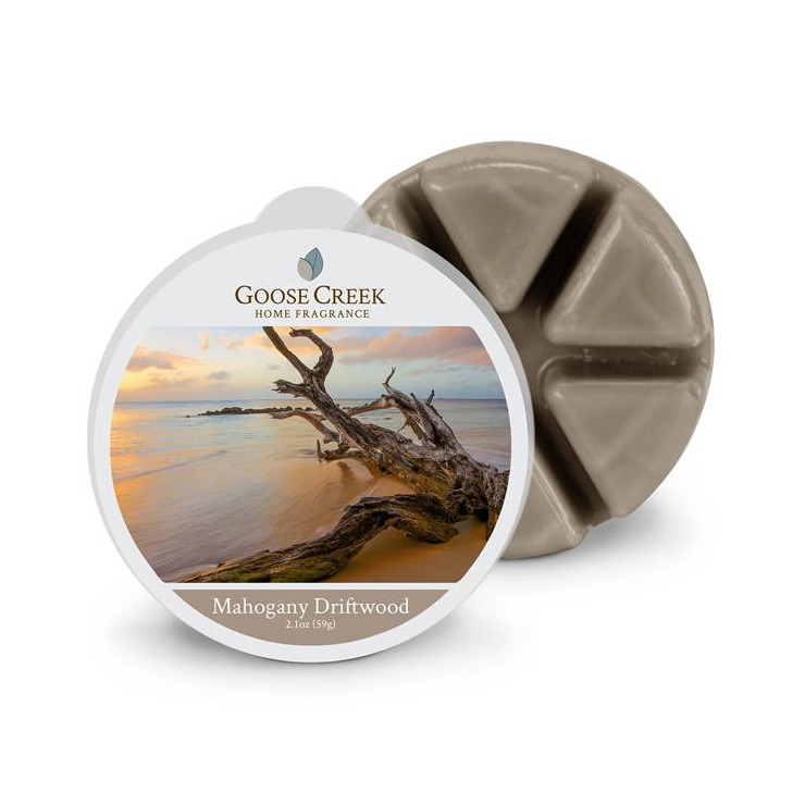 Mahagoni Driftwood Duftwachs von Goose Creek Candle