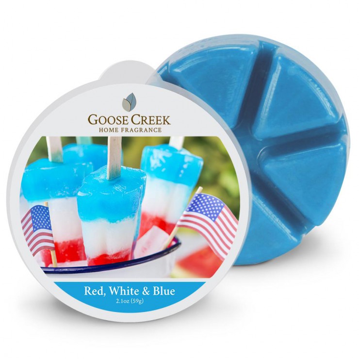 Rot Weiß & Blau Goose Creek Kerze Duft Wachs