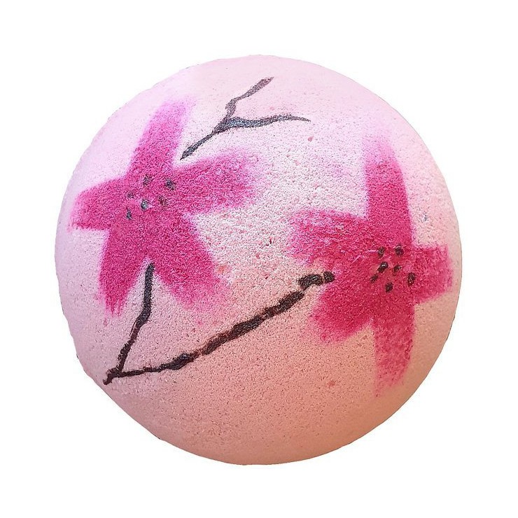 Cherry Blossom Bomb Cosmetics Badekugel