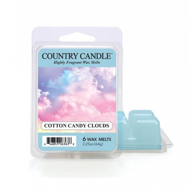 Cotton Candy Clouds Country Kerze Duft Wachs